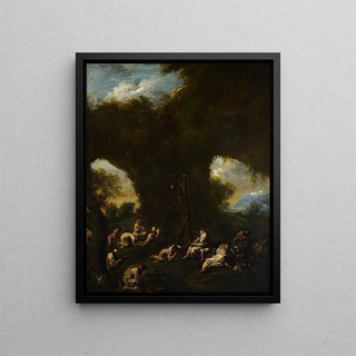 Alessandro Magnasco - Monks Praying in a Grotto.webp