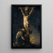 Reproduktion af maleriet La Crucifixion - Alessandro Magnasco