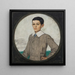 Alexander Saitzoff, bror til Vera Saitzoff - Franz von Stuck — indrammet kunstværk på væggen