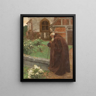 Alexander Bertrand - Monk at the monastery garden.webp