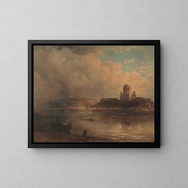 Basilique d'Esztergom - Alexander Brodszky — indrammet kunstværk på væggen
