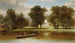 Fiskeri på Themsen ved Twickenham - Alexander Frederick Rolfe — visning af kunstværket