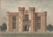 Yale's gamle elevhus maleri - Alexander Jackson Davis — visning af kunstværket