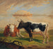 Vædder i græsset - Alexander Johann Dallinger von Dalling — visning af kunstværket