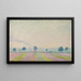 Morgen sol maleri - Alexander Kanoldt — indrammet kunstværk på væggen