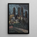 Reproduktion af maleriet San Gimignano - Alexander Kanoldt