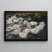 Canards au soleil couchant - Alexander Koester — indrammet kunstværk på væggen