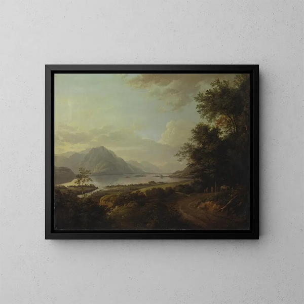 Loch Awe, Argyllshire - Alexander Nasmyth — indrammet kunstværk på væggen