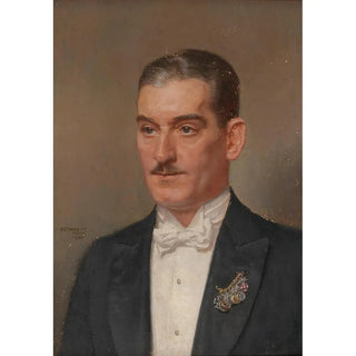Alexander Pock - Bildnis eines Herrn mit Miniaturkette.webp