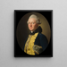 Baron Carl Adam Wachtmeister - Alexander Roslin — indrammet kunstværk på væggen