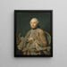 Baron de Neubourg Cromire - Alexander Roslin — indrammet kunstværk på væggen