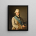 Broderen af hertug Frederik-Adolphe Gustave III - Alexander Roslin — indrammet kunstværk på væggen