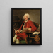 Portrait of Louis de Conzié - Alexander Roslin — indrammet kunstværk på væggen