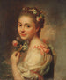 kunstnerens hustru Marie Suzanne født Giroust - Alexander Roslin — visning af kunstværket