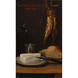 AlexandreGabriel Decamps - Still Life with Herring Bread and Cheese.webp