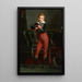 Portrait af Achille Deban de Laborde - Alexandre-Jean Dubois-Drahonet — indrammet kunstværk på væggen