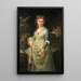 Christina Nilsson 1843-1921 operasangerinde i Ophélie - Alexandre Cabanel — indrammet kunstværk på væggen