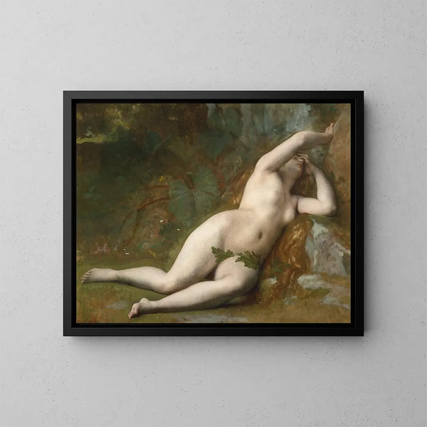 Èva efter faldet - Alexandre Cabanel — indrammet kunstværk på væggen