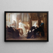 La Veuve du maître de chapelle - Alexandre Cabanel — indrammet kunstværk på væggen