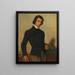 Portrait af en ung kunstner - Alexandre Cabanel — indrammet kunstværk på væggen