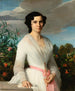 Portrait af Mademoiselle Louise Mars - Alexandre Cabanel — visning af kunstværket