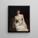 Portrait af Mary Victoria Leiter, den kommende Lady Curzon de Kedleston, viceregerinde af Indien - Alexandre Cabanel — indrammet kunstværk på væggen