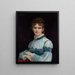 Portrait af Mademoiselle Fanny Clapp - Alexandre Cabanel — indrammet kunstværk på væggen