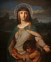 Sainte Monique i et landskab - Alexandre Cabanel — visning af kunstværket