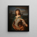 Sainte Monique i et landskab - Alexandre Cabanel — indrammet kunstværk på væggen