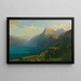 Vue du lac de Lucerne depuis Seelisberg - Alexandre Calame — indrammet kunstværk på væggen