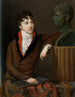 Selvportræt - Alexandre Delatour — visning af kunstværket