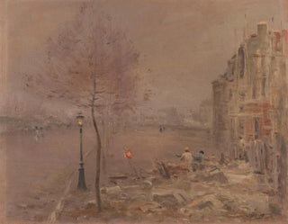 Alexandre Gaston Guignard - Boulevard Berthier le soir.webp