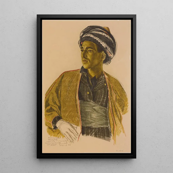 Reproduktion af maleriet Un Kurde de Bagdad - Alexandre Iacovleff