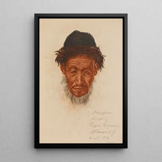 Alexandre Jacovleff - Un vieux kirghize Peyik Sinkiang.webp