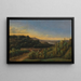 Vue de Saint-Cloud près de la Seine - Alexandre Pau de Saint-Martin — indrammet kunstværk på væggen