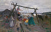 La balançoire du village - Alexei Stepanovich Stepanov — visning af kunstværket