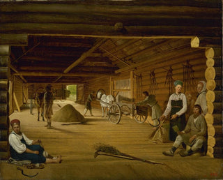 Alexei Venetsianov - Threshing Barn.webp
