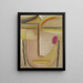 Tête abstraite Or et rose - Alexej von Jawlensky — indrammet kunstværk på væggen