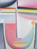 det abstrakte symfoni-maleri af det rosa hoved - Alexej von Jawlensky — visning af kunstværket