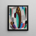 Variante Ascona - Alexej von Jawlensky — indrammet kunstværk på væggen