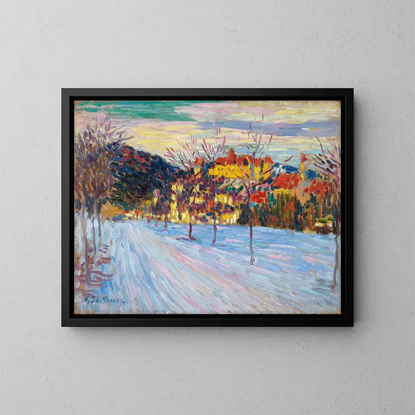 Kvinde - Alexej von Jawlensky — indrammet kunstværk på væggen