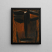 Meditation Sort Orange Lysende - Alexej von Jawlensky — indrammet kunstværk på væggen