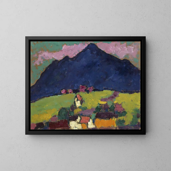 Murnau - Alexej von Jawlensky — indrammet kunstværk på væggen