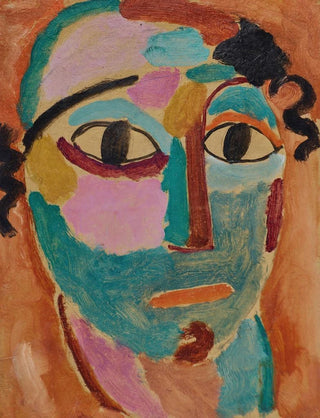 Alexej von Jawlensky - Mysticher Kopf Das Staunen.webp