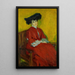 Reproduktion af maleriet Portrait de Madame Gindus - Alexej von Jawlensky