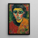 Reproduktion af maleriet Portrait af en dame - Alexej von Jawlensky
