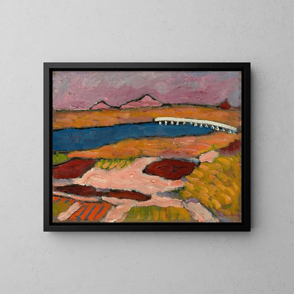 Prerow, i Pommern - Alexej von Jawlensky — indrammet kunstværk på væggen