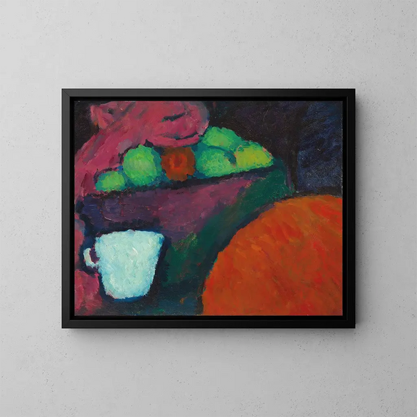 Naturtro med kop - Alexej von Jawlensky — indrammet kunstværk på væggen