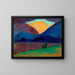 Sommeraften i Murnau - Alexej von Jawlensky — indrammet kunstværk på væggen