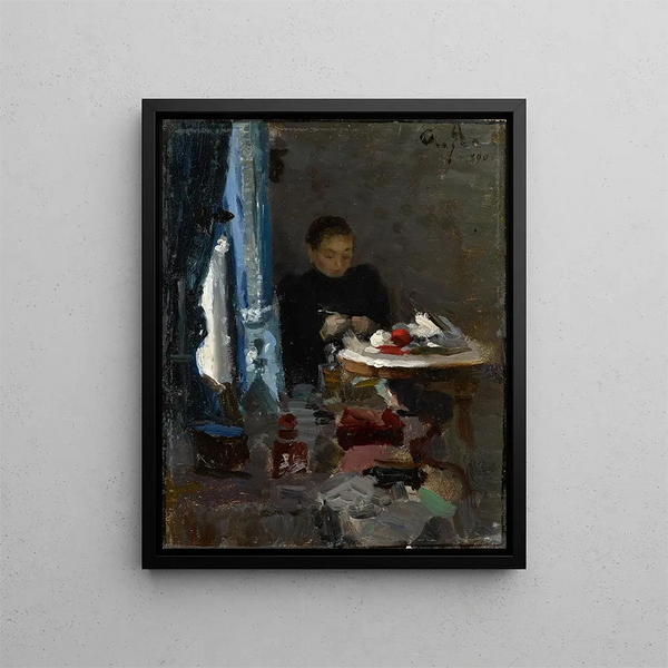 La mère des artistes - Alexej von Jawlensky — indrammet kunstværk på væggen
